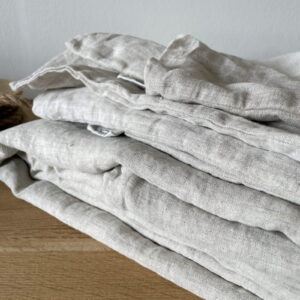 LINNEN Laken naturel chambray
