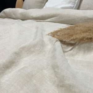 LINNEN Laken naturel chambray