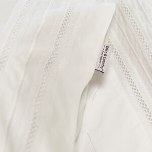 Maryville Offwhite Percal Lakenset