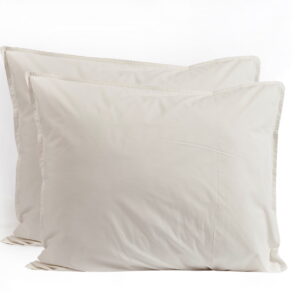 T & C slopenset percal offwhite