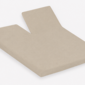 Jersey SPLIT hoeslaken zand